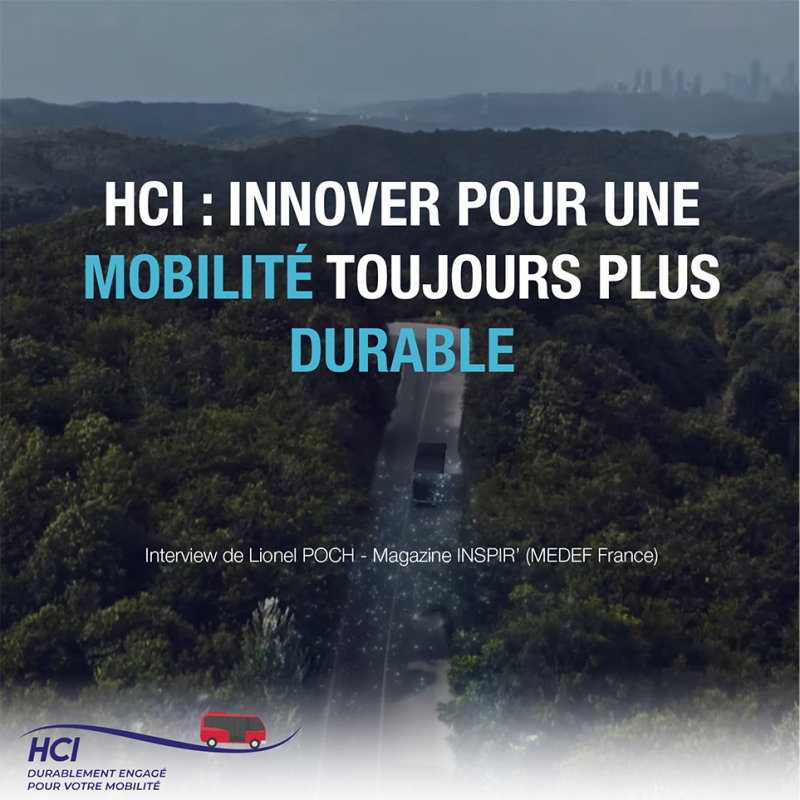 HCI - Innover pour une mobilité toujours plus durable