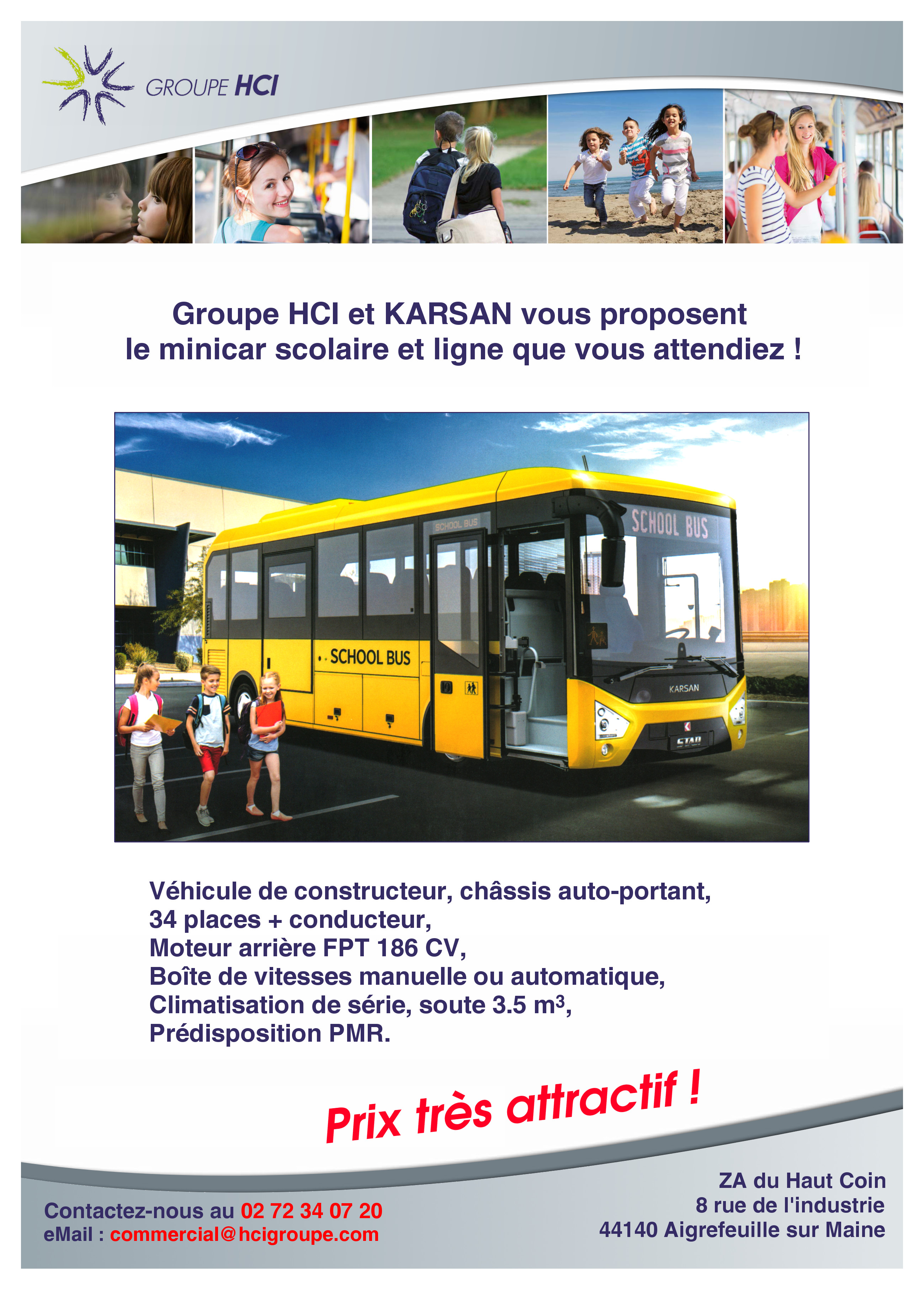 Bus scolaire Karsan