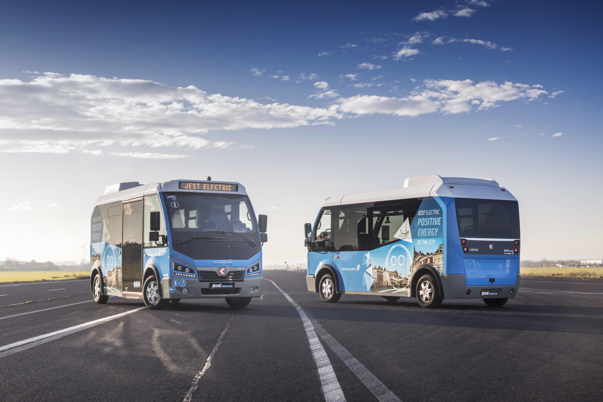 bus urbain Jest électrique, minibus, 22 places, Karsan