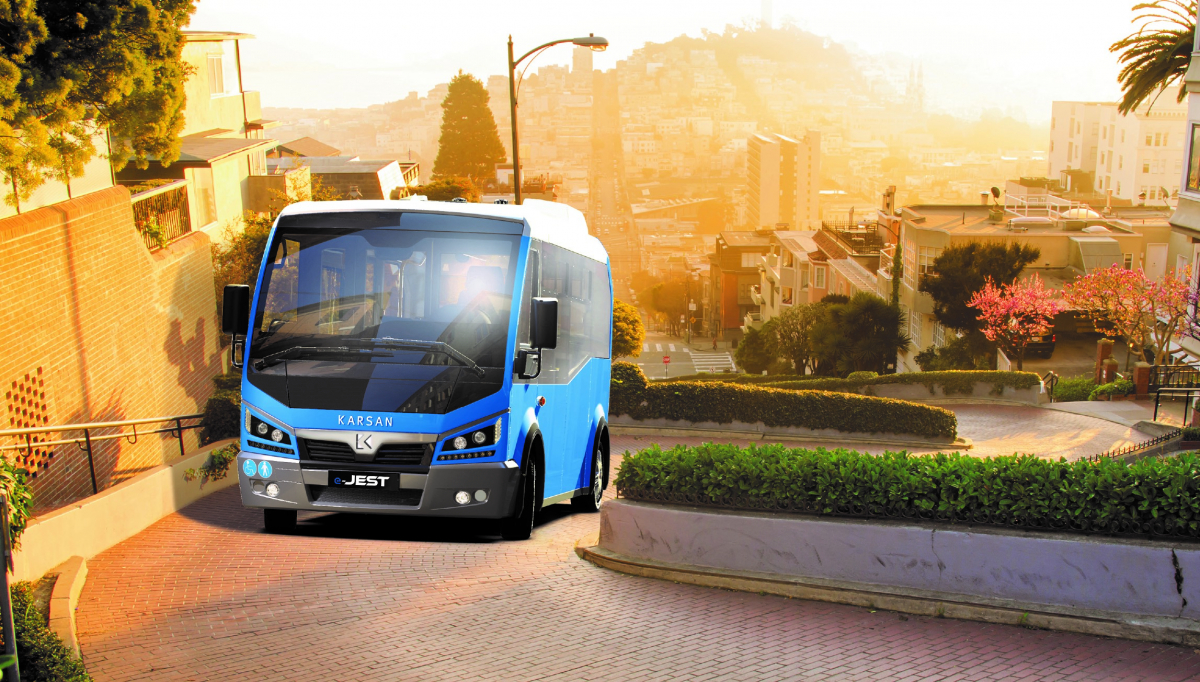 bus urbain e-Jest, minibus, 22 places, Karsan