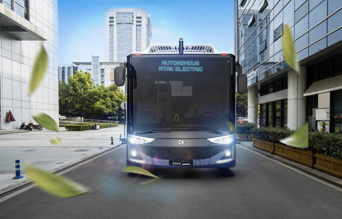 Autobus urbain électrique autonome